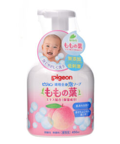 Sữa tắm gội tạo bọt pigeon chiết xuất lá đào 450ml (chai)